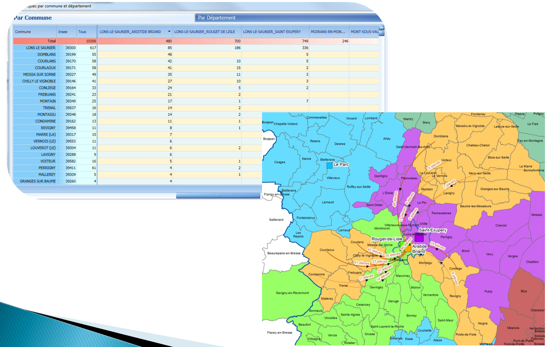 Statistiques et cartes